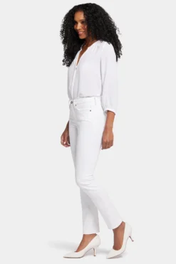 Sheri Slim Jeans In Petite - Optic White -Nydj Apparel Shop PFOZSS2336 157 5