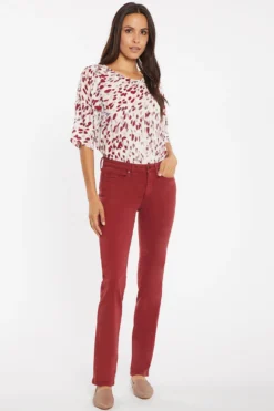 Sheri Slim Jeans In Petite - Boysenberry Reactive -Nydj Apparel Shop PFOZSS2336 BOYRE 4