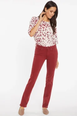 Sheri Slim Jeans In Petite - Boysenberry Reactive -Nydj Apparel Shop PFOZSS2336 BOYRE 5