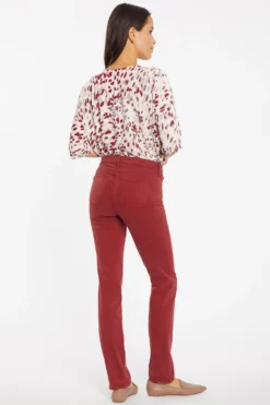 Sheri Slim Jeans In Petite - Boysenberry Reactive -Nydj Apparel Shop PFOZSS2336 BOYRE 6