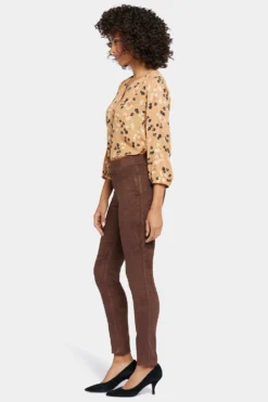 Basic Legging Pants In Petite - Dark Chocolate -Nydj Apparel Shop PFSK2062 DKCHO 5