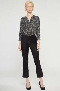 Slim Bootcut Pull-On Pants In Petite - Black -Nydj Apparel Shop PFSK2418 858 4