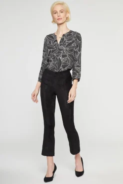 Slim Bootcut Pull-On Pants In Petite - Black -Nydj Apparel Shop PFSK2418 858 5