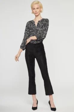 Slim Bootcut Pull-On Pants In Petite - Black -Nydj Apparel Shop PFSK2418 858 6