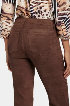 Sheri Slim Pants In Petite - Dark Chocolate -Nydj Apparel Shop PFSKSS2336 DKCHO 6