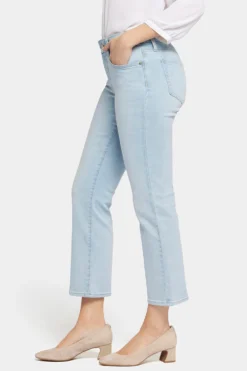 Marilyn Straight Ankle Jeans In Petite - Brightside 9 Marilyn Straight Ankle Jeans In Petite - Brightside -Nydj Apparel Shop PGWRMA2512 BRTSD 3