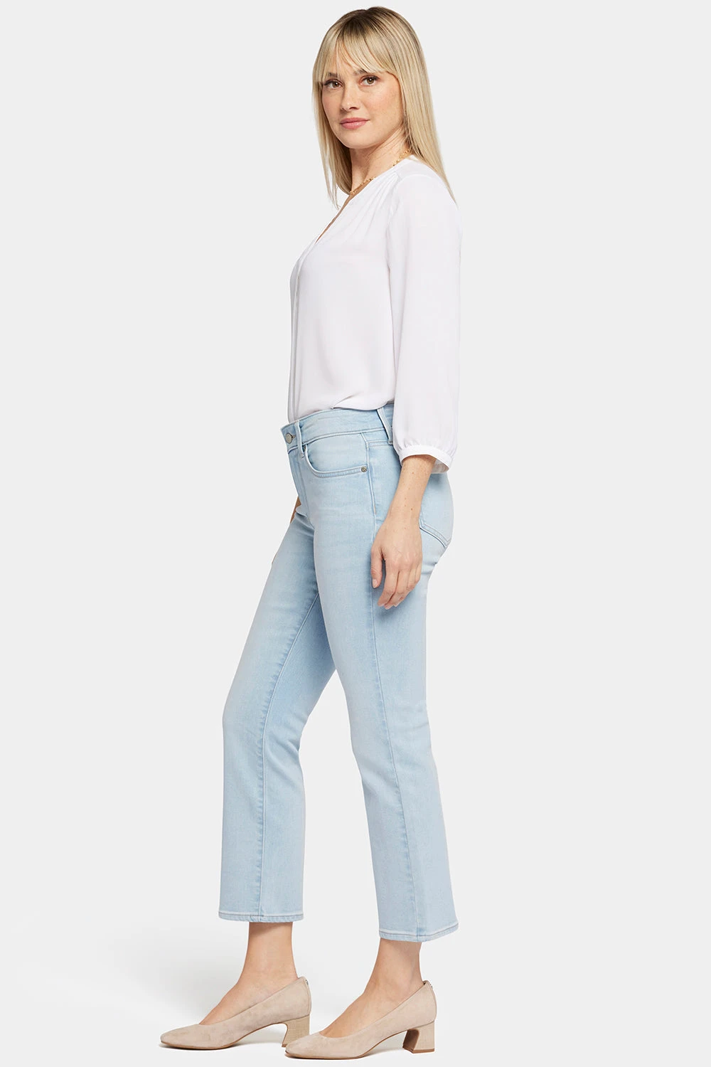 Marilyn Straight Ankle Jeans In Petite - Brightside 5 Marilyn Straight Ankle Jeans In Petite - Brightside - Image 5
