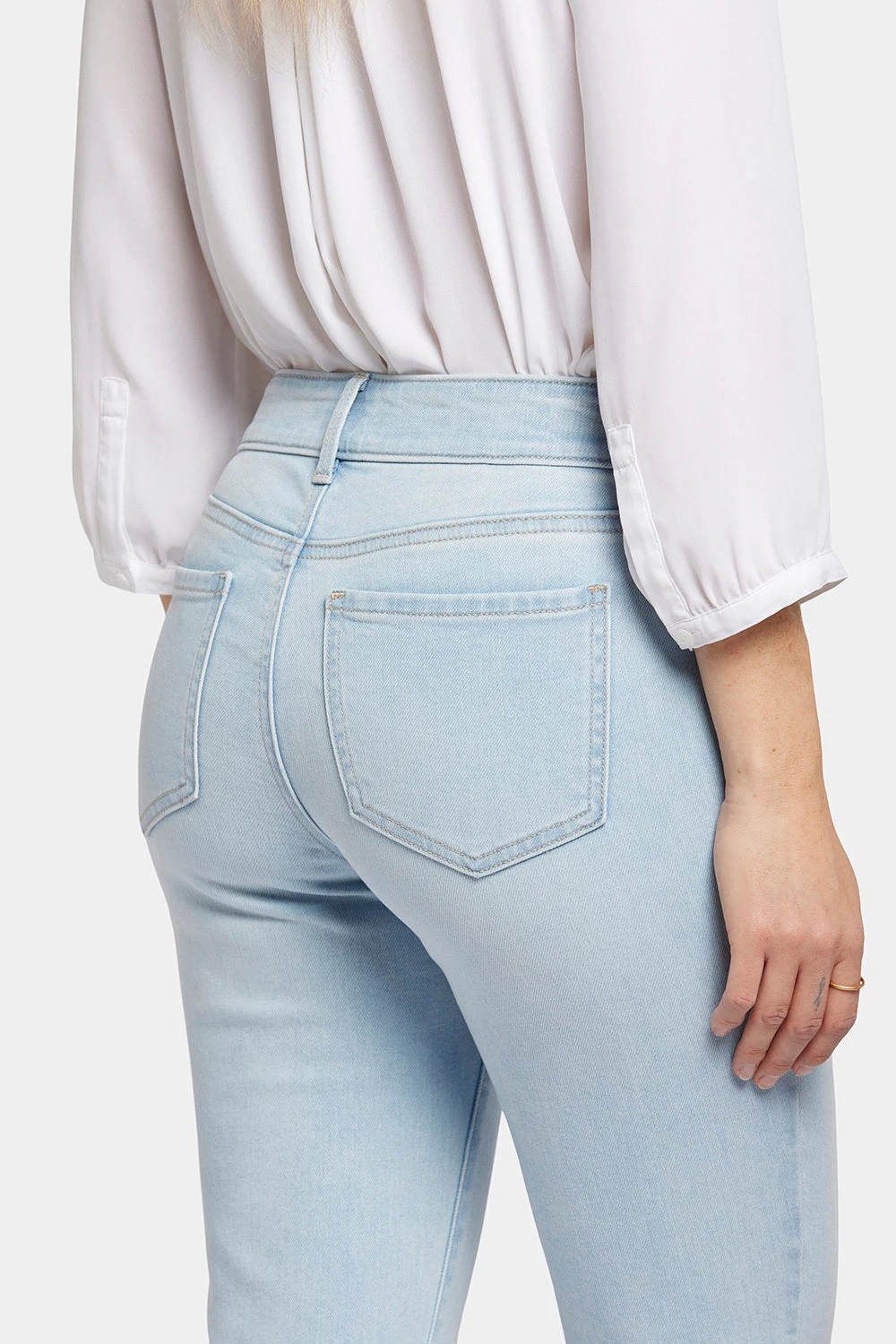 Marilyn Straight Ankle Jeans In Petite - Brightside 6 Marilyn Straight Ankle Jeans In Petite - Brightside - Image 6