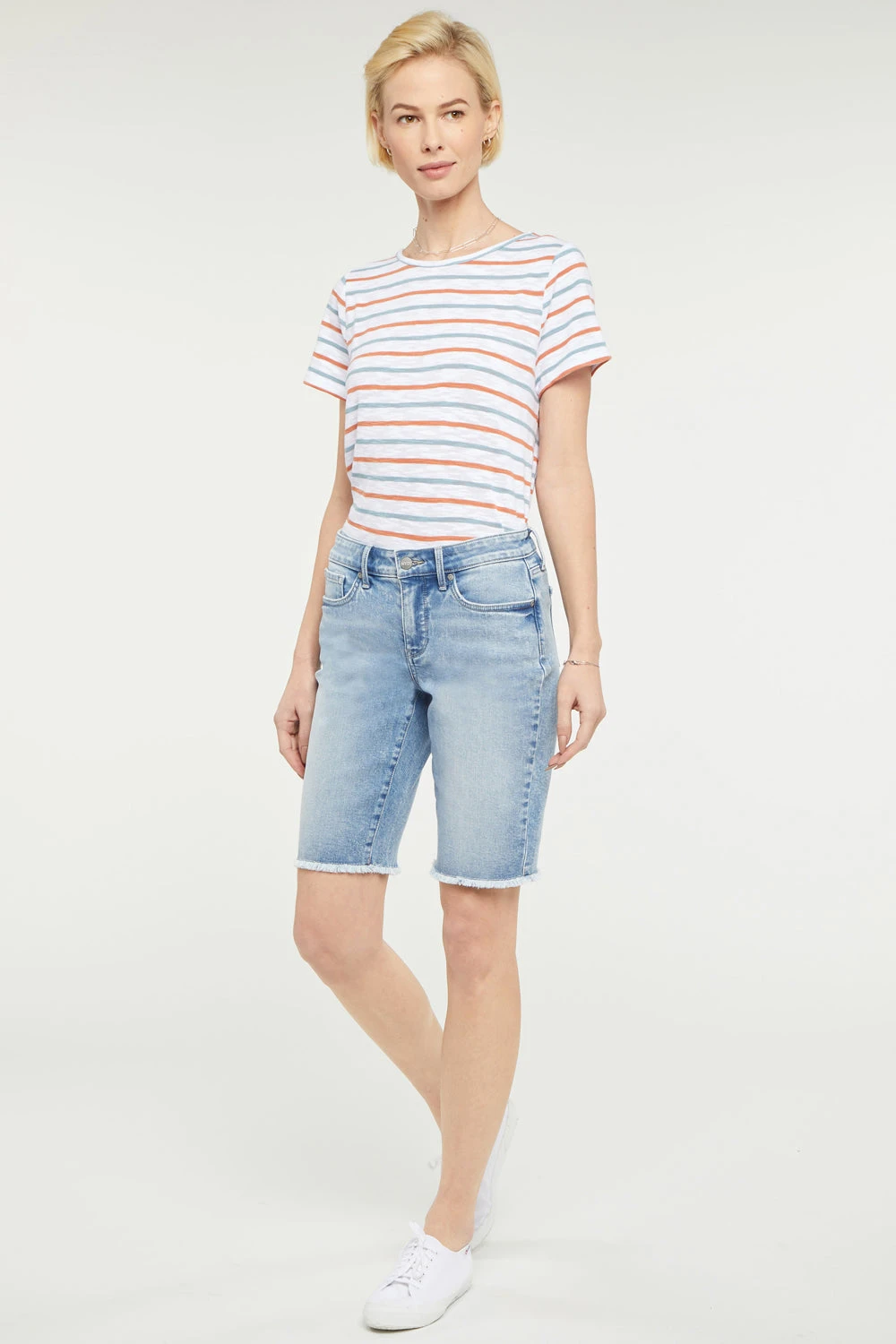 Boyfriend Denim Shorts In Petite - Quinta 1 Boyfriend Denim Shorts In Petite - Quinta