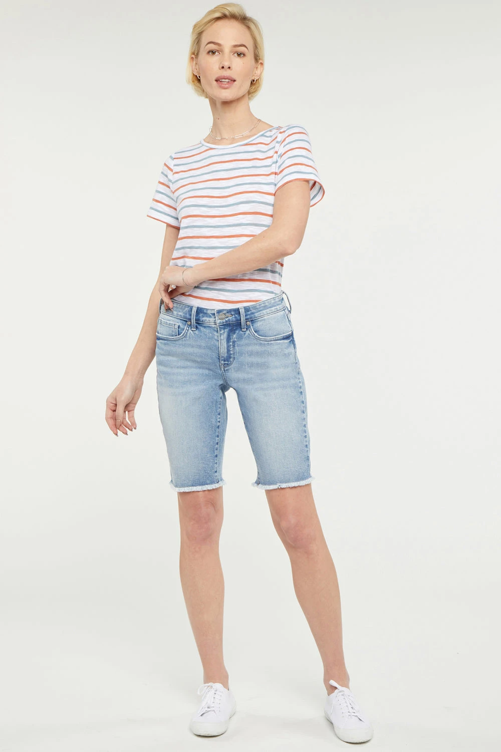 Boyfriend Denim Shorts In Petite - Quinta 5 Boyfriend Denim Shorts In Petite - Quinta - Image 5