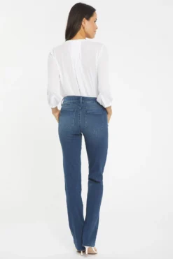 Marilyn Straight Jeans In Petite - Saybrook 12 Marilyn Straight Jeans In Petite - Saybrook -Nydj Apparel Shop PHYTMS2299 SAYBR 6