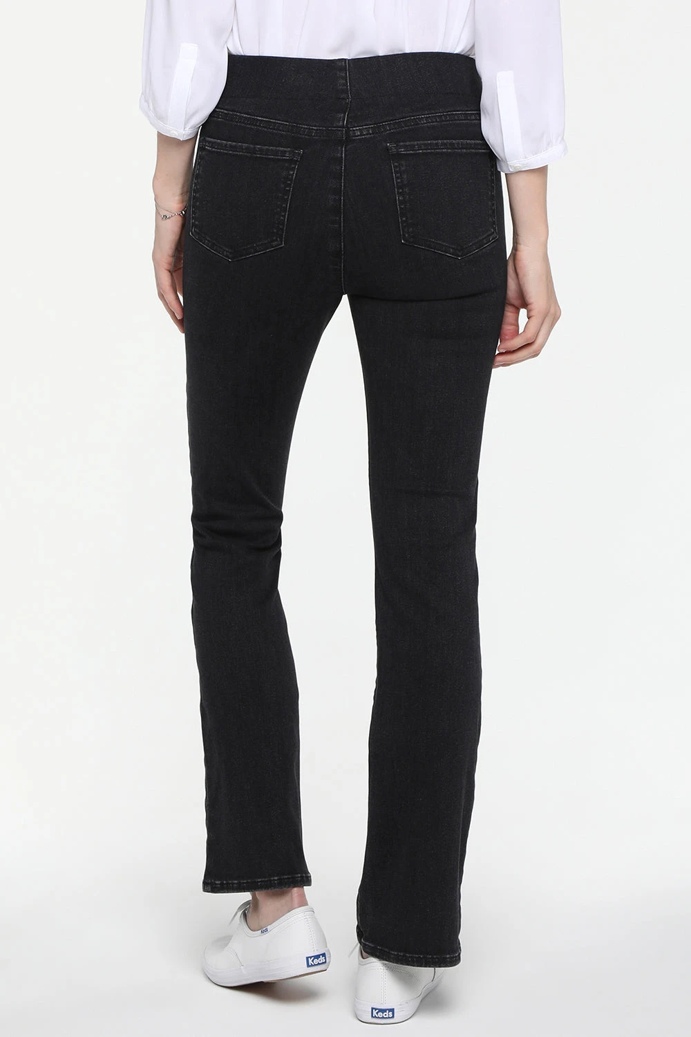 Slim Bootcut Pull-On Jeans In Petite - Trinity 2 Slim Bootcut Pull-On Jeans In Petite - Trinity - Image 2
