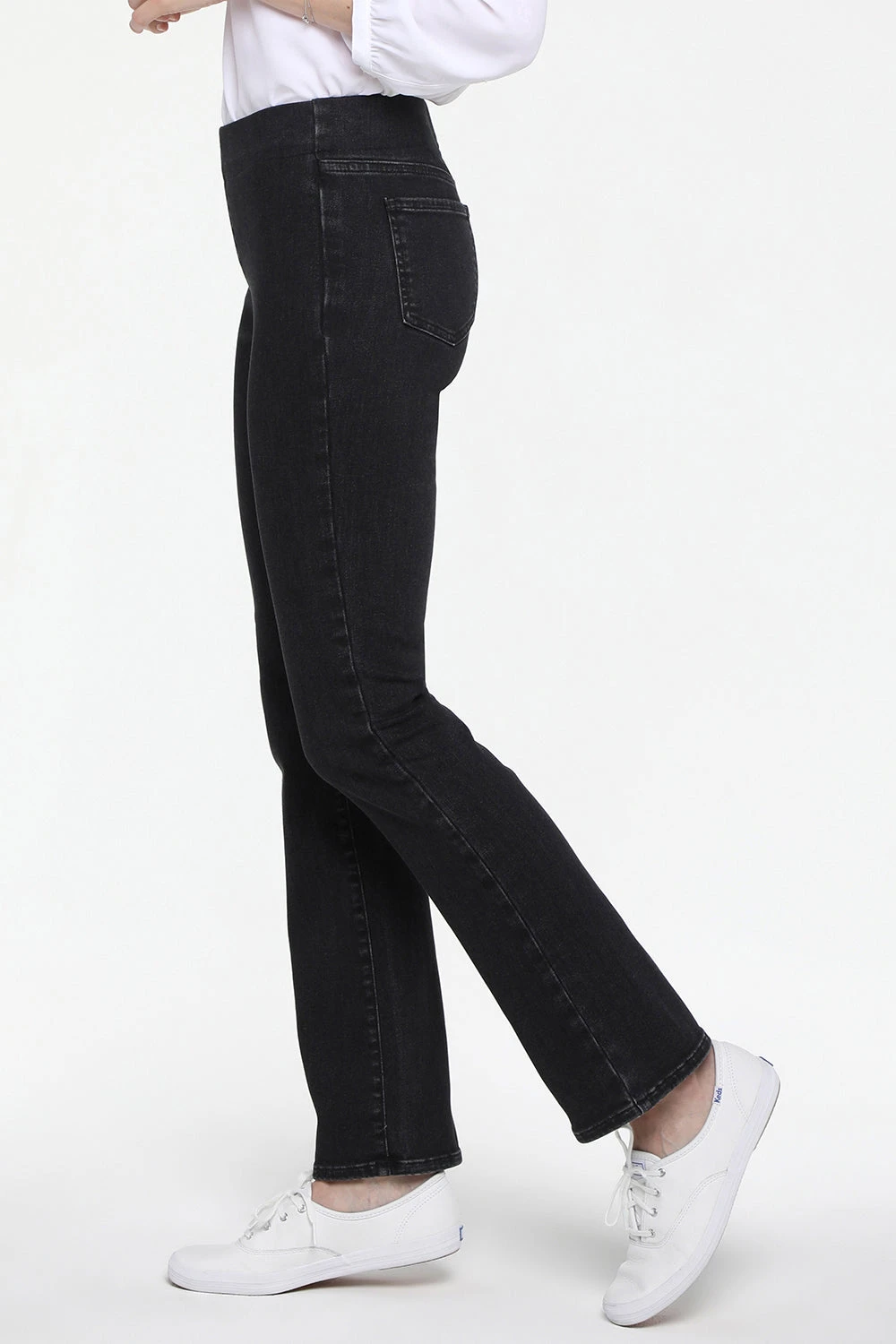 Slim Bootcut Pull-On Jeans In Petite - Trinity 3 Slim Bootcut Pull-On Jeans In Petite - Trinity - Image 3