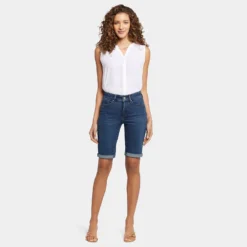 Briella 10 Inch Denim Shorts In Petite - Gold Coast -Nydj Apparel Shop PMDIBS2546 GDCST DPA