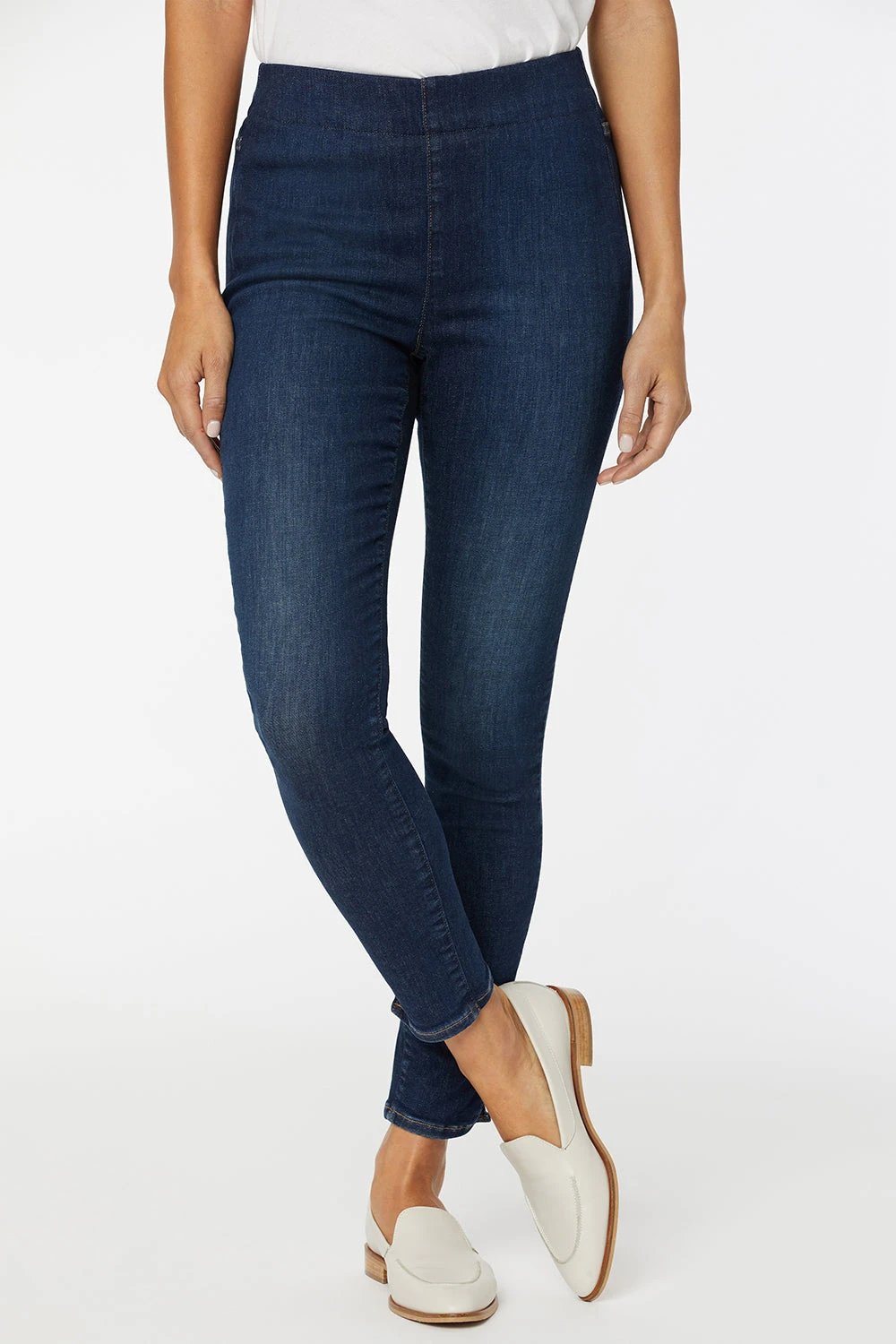 Super Skinny Ankle Pull-On Jeans In Petite - Clean Vista 2 Super Skinny Ankle Pull-On Jeans In Petite - Clean Vista - Image 2