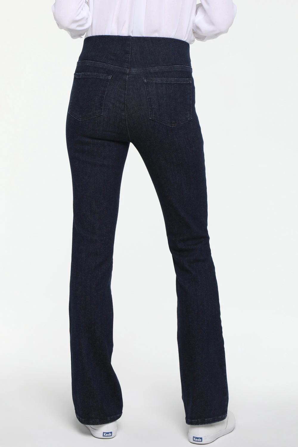 Slim Bootcut Pull-On Jeans In Petite - Langley 2 Slim Bootcut Pull-On Jeans In Petite - Langley - Image 2