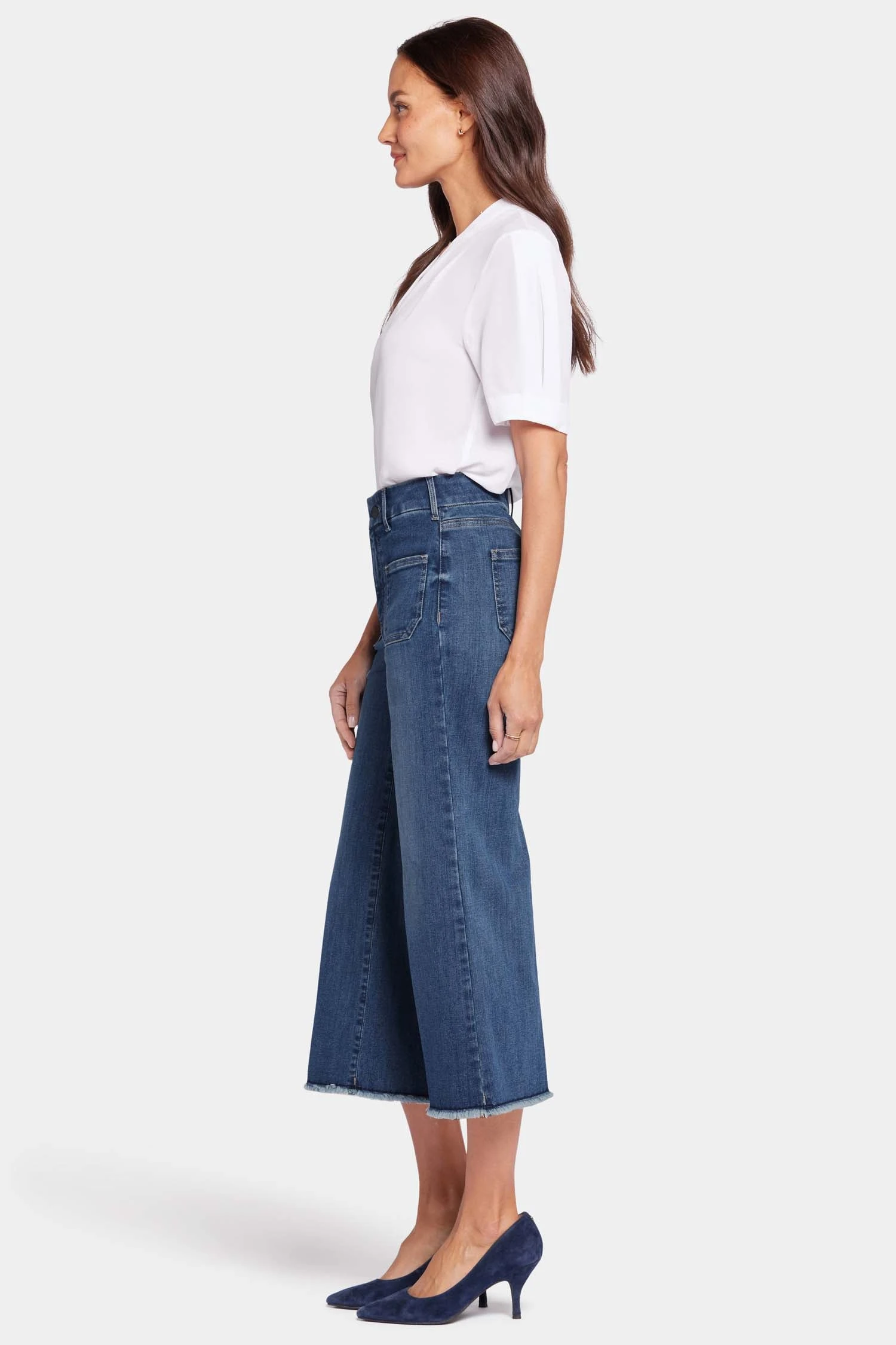 Patchie Wide Leg Capri Jeans In Petite - Fanciful 5 Patchie Wide Leg Capri Jeans In Petite - Fanciful - Image 5