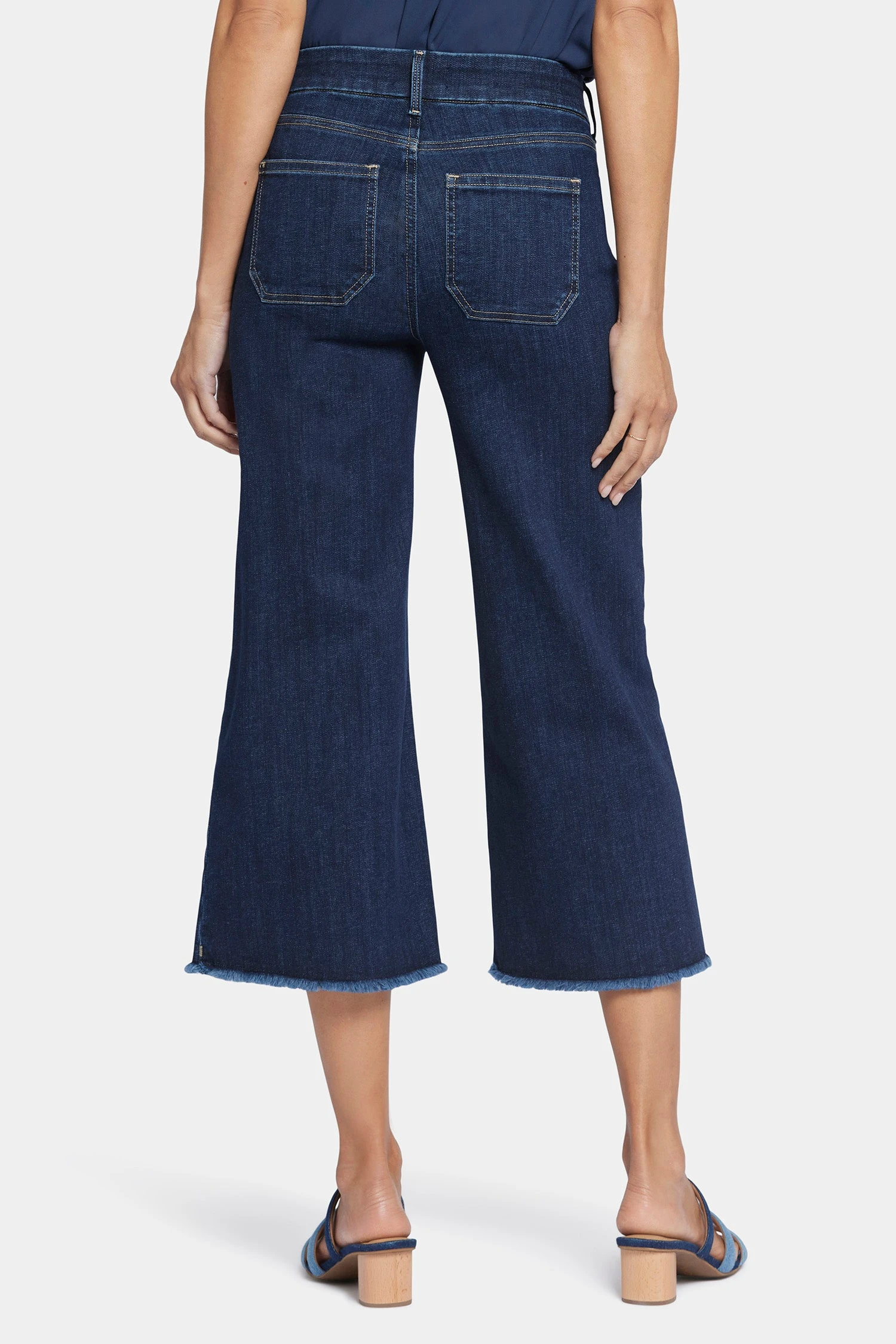 Patchie Wide Leg Capri Jeans In Petite - Sublime 2 Patchie Wide Leg Capri Jeans In Petite - Sublime - Image 2