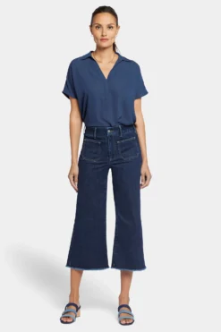 Patchie Wide Leg Capri Jeans In Petite - Sublime 9 Patchie Wide Leg Capri Jeans In Petite - Sublime -Nydj Apparel Shop PMNSCP8571 SBLME 4