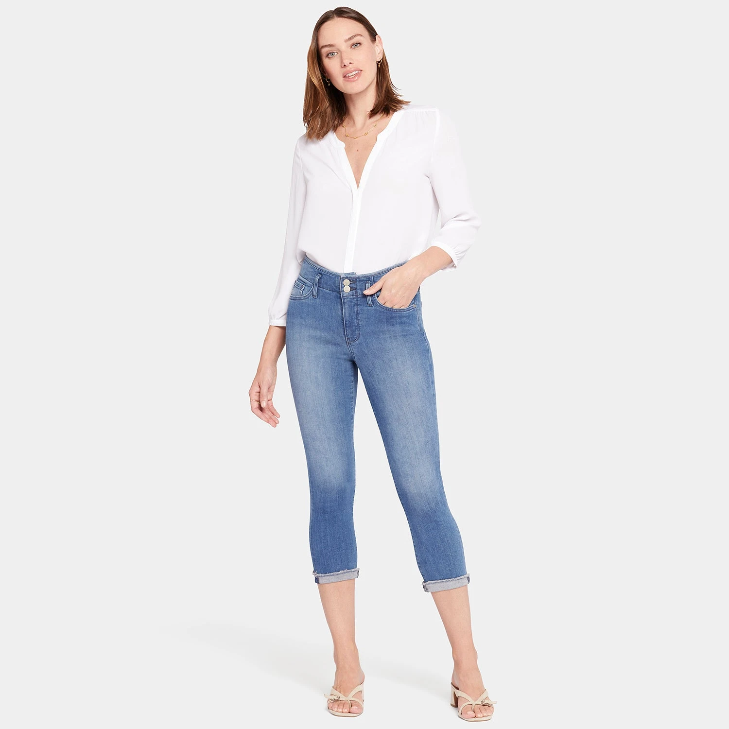 Chloe Capri Jeans In Petite - Stargazer 7 Chloe Capri Jeans In Petite - Stargazer - Image 7