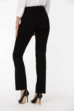 Marilyn Straight Jeans In Petite - Black -Nydj Apparel Shop PNBBMS8517 858 2