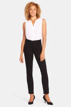 Sheri Slim Jeans In Petite - Black 11 Sheri Slim Jeans In Petite - Black -Nydj Apparel Shop PNBBSS8518 858 4