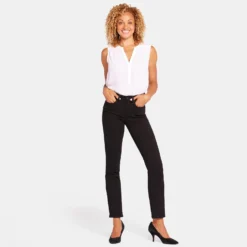 Sheri Slim Jeans In Petite - Black 15 Sheri Slim Jeans In Petite - Black -Nydj Apparel Shop PNBBSS8518 858 DPA