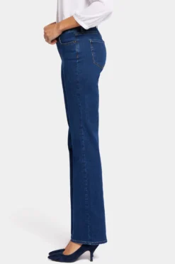 Blake Slim Flared Jeans In Petite - Quinn 8 Blake Slim Flared Jeans In Petite - Quinn -Nydj Apparel Shop PPRI8808 QUINN 3