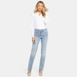 Marilyn Straight Jeans In Petite - Haley -Nydj Apparel Shop PPRIMS8517 HALEY DPA
