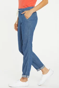 Slim Jogger Ankle Pants In Petite - Horizon Base -Nydj Apparel Shop PPWLSA8145 HZBA 3 a7495496 bad7 4c81 a4e1 c2c3ee5a63ae