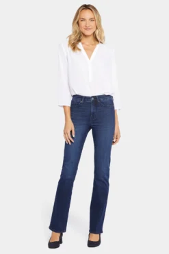Le Silhouette Slim Bootcut Jeans In Petite - Marvelous -Nydj Apparel Shop PSHD8701 MRVLS 4