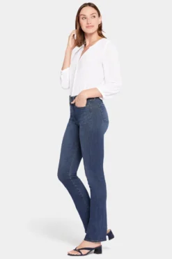 Le Silhouette Slim Bootcut Jeans In Petite - Precious 11 Le Silhouette Slim Bootcut Jeans In Petite - Precious -Nydj Apparel Shop PSHD8701 PRCS 5