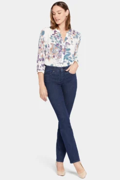 Waist-Match™ Marilyn Straight Jeans In Petite - Inspire -Nydj Apparel Shop PSHDMS8573 INSPR 4