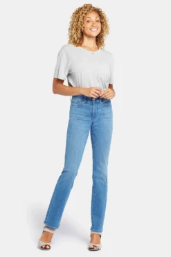 Waist-Match™ Marilyn Straight Jeans In Petite - Stunning -Nydj Apparel Shop PSHDMS8573 STNNG 4