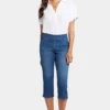 Dakota Crop Pull-On Jeans In Petite- Olympus