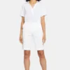 Bermuda Shorts In Petite - Optic White