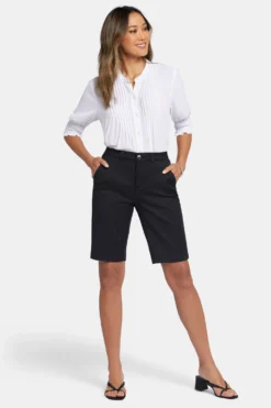 Bermuda Shorts In Petite - Black -Nydj Apparel Shop PTST3766 858 4