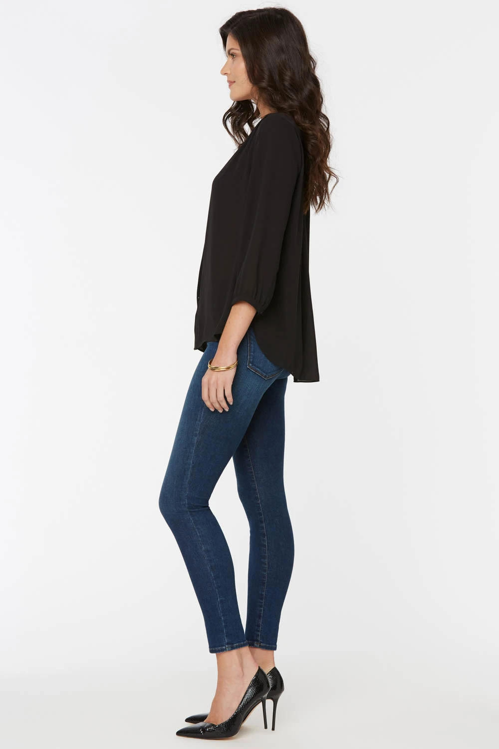 Pintuck Blouse - Black 5 Pintuck Blouse - Black - Image 5