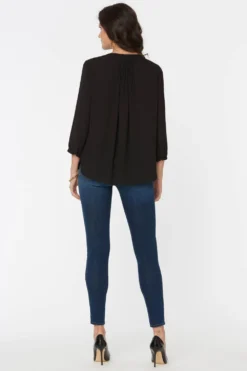 Pintuck Blouse - Black 13 Pintuck Blouse - Black -Nydj Apparel Shop S1F0537 858 6 62363f81 f245 47be a4cc 67e7ba2f8f68