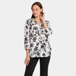 Pintuck Blouse - Penrose -Nydj Apparel Shop S1F0537 F2027 DPA