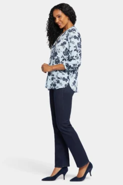 Pintuck Blouse - Rosemary Petals -Nydj Apparel Shop S1F0537 F2028 3