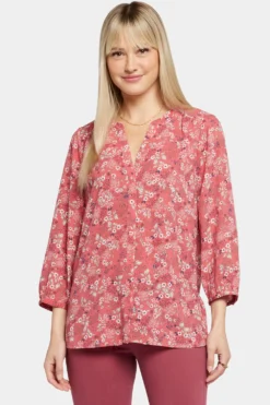 Pintuck Blouse - Rosalie 10 Pintuck Blouse - Rosalie -Nydj Apparel Shop S1F0537 F2048 4