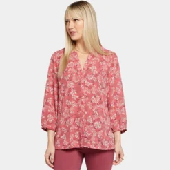 Pintuck Blouse - Rosalie 13 Pintuck Blouse - Rosalie -Nydj Apparel Shop S1F0537 F2048 DPA