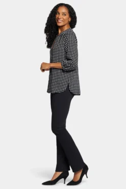Pintuck Blouse - Dorothy Dots -Nydj Apparel Shop S1F0537 H1083 3
