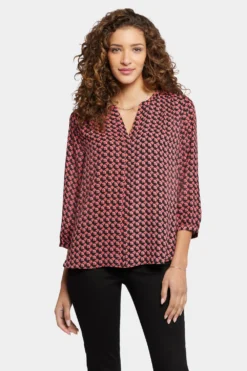 Pintuck Blouse - Eureka