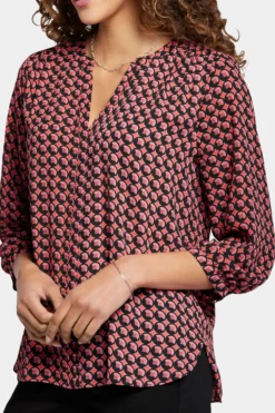Pintuck Blouse - Eureka -Nydj Apparel Shop S1F0537 H2014 6