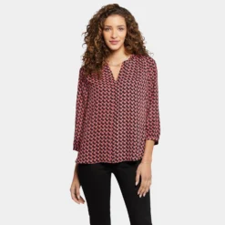 Pintuck Blouse - Eureka -Nydj Apparel Shop S1F0537 H2014 DPA