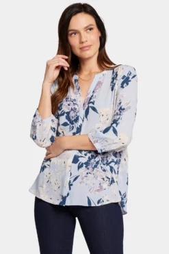 Pintuck Blouse - Valley Faire -Nydj Apparel Shop S1F0537 H2022 4
