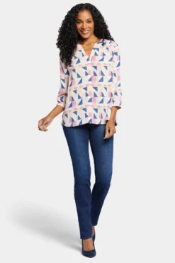Pintuck Blouse - Marquette 10 Pintuck Blouse - Marquette -Nydj Apparel Shop S1F0537 H2024 5