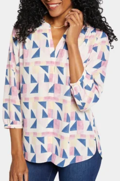 Pintuck Blouse - Marquette 11 Pintuck Blouse - Marquette -Nydj Apparel Shop S1F0537 H2024 6